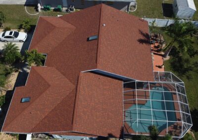 Red Shingle Roof